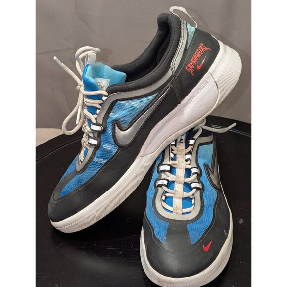 Nike Samborghini x Nyjah Free 2 Premium SB Light Mens Shoes Size 9.5 Blue main image 10